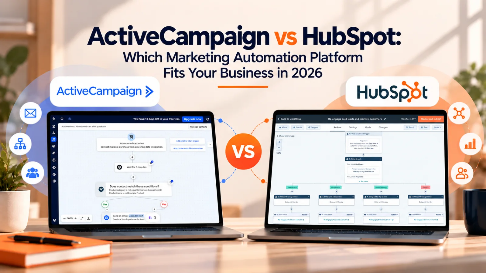 ActiveCampaign vs HubSpot, Which Marketing Automation Platform Fits Your Business in 2026