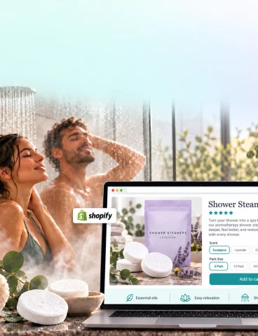 Featured image for the Shopify Plus upgrade case study for a direct to consumer aromatherapy brand