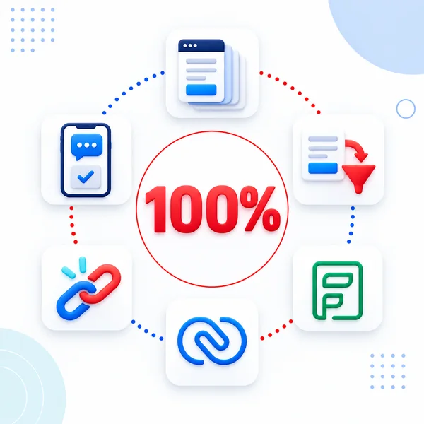 100% of lead capture routes into Zoho CRM