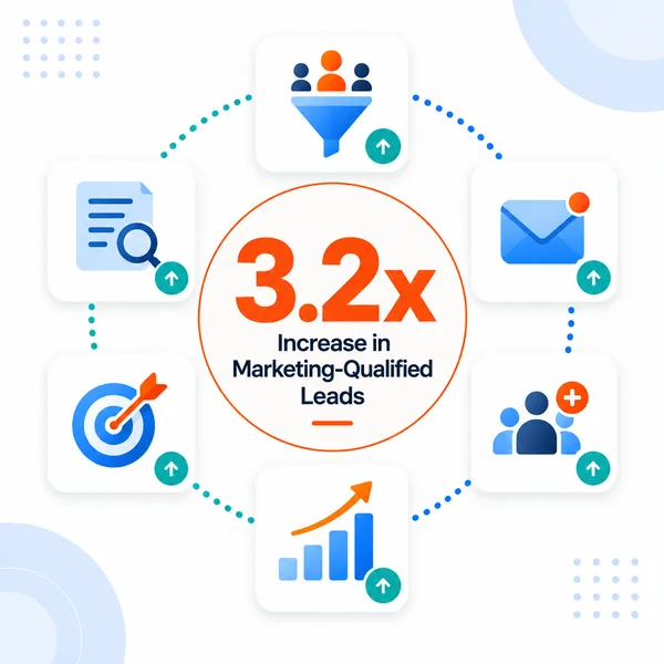 3.2x Increase in Marketing Qualified Leads