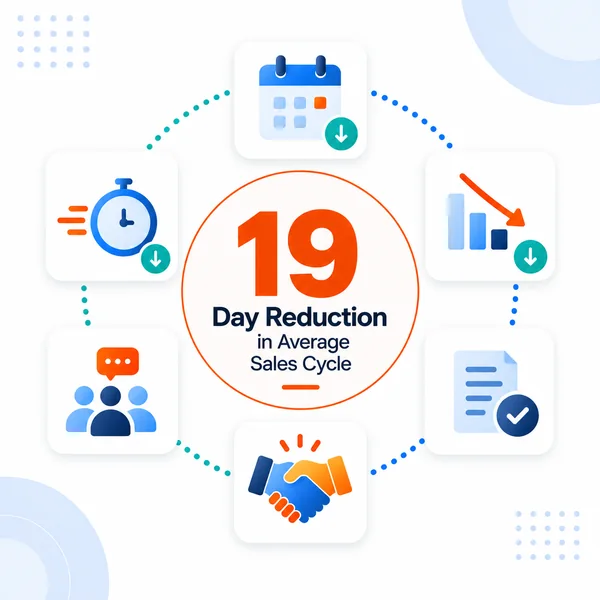 19 Day Reduction in Average Sales Cycle