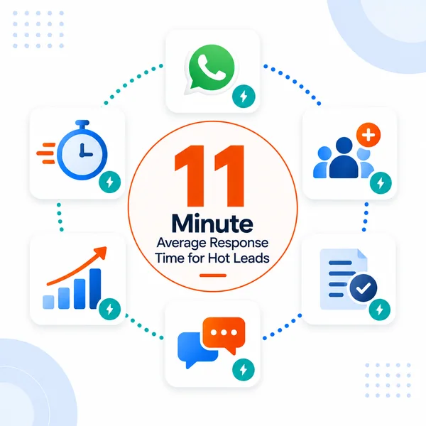 11 Minute Average Response Time for Hot Leads