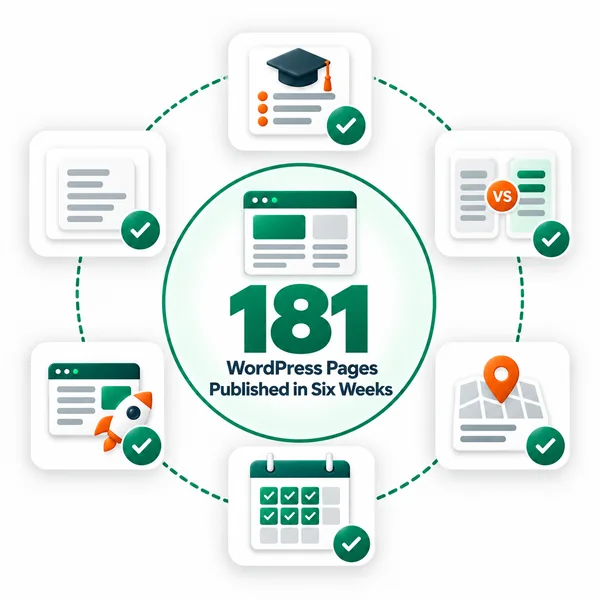 181 pages published in six weeks