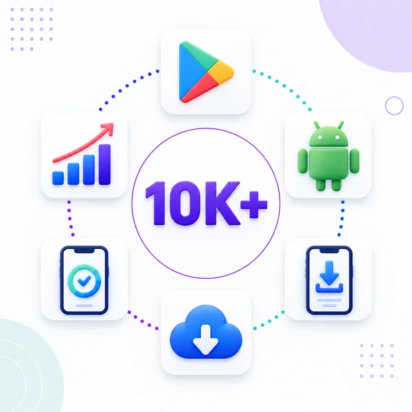 Over 10,000 Google Play downloads