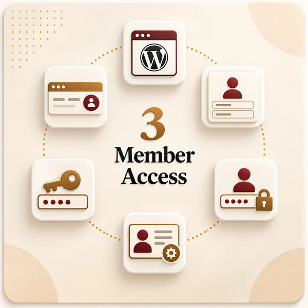 Member registration and account access from day one