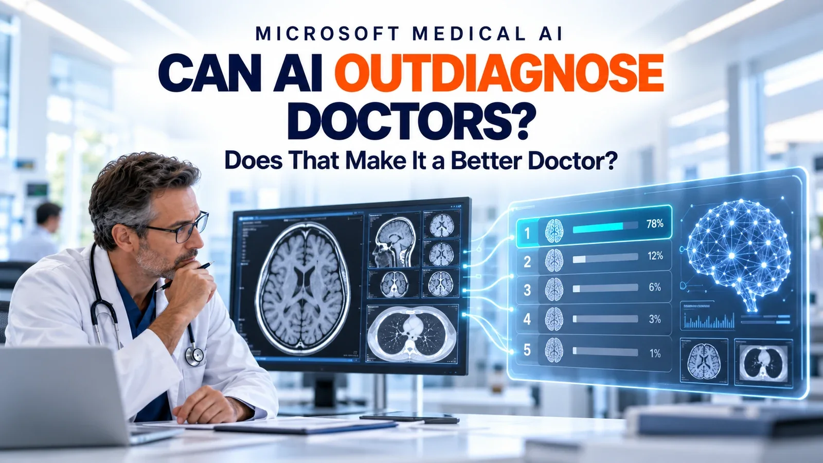 Microsoft’s AI Can Outdiagnose Doctors. Does That Make It a Better Doctor?