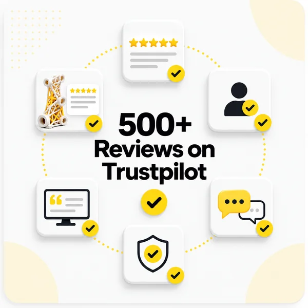 500+ Reviews on Trustpilot